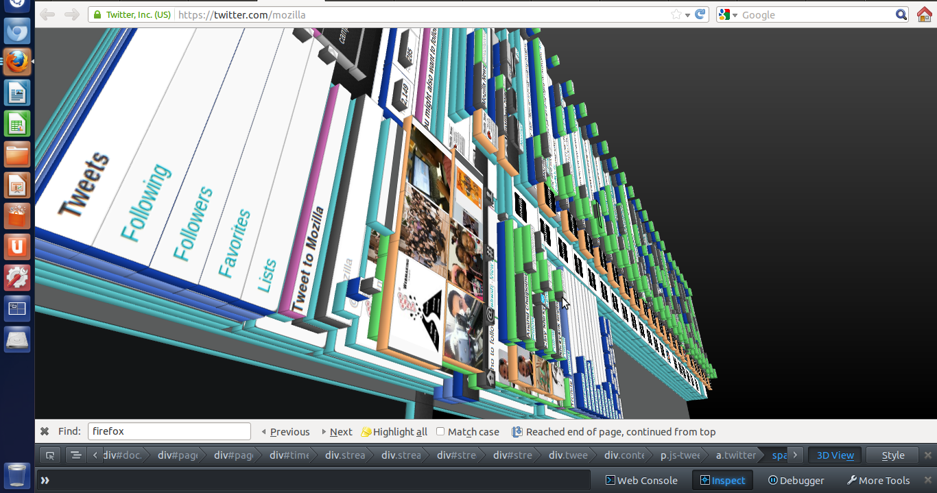 Firefox Developer Cosole